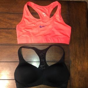 Nike Pro & Victoria’s Secret PINK Yoga bras Size S